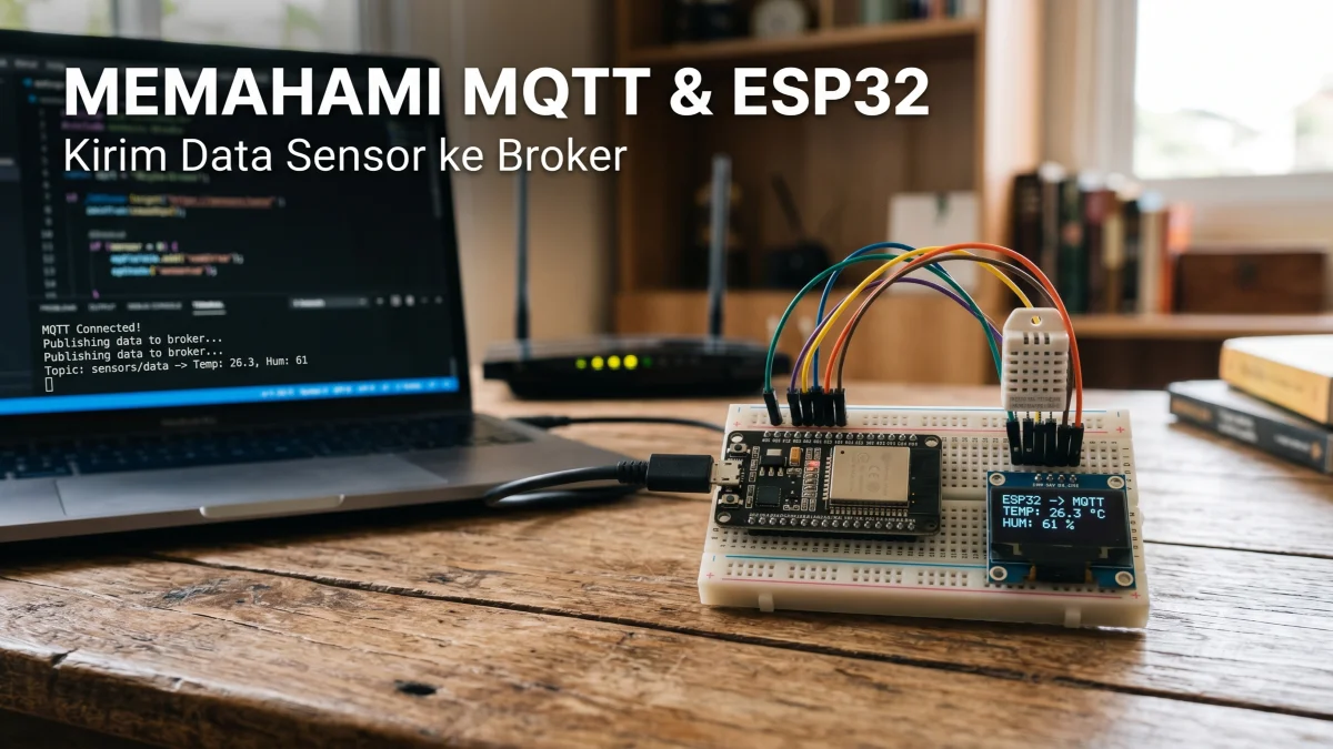 Memahami MQTT dengan ESP32: Kirim Data Sensor ke Broker IoT